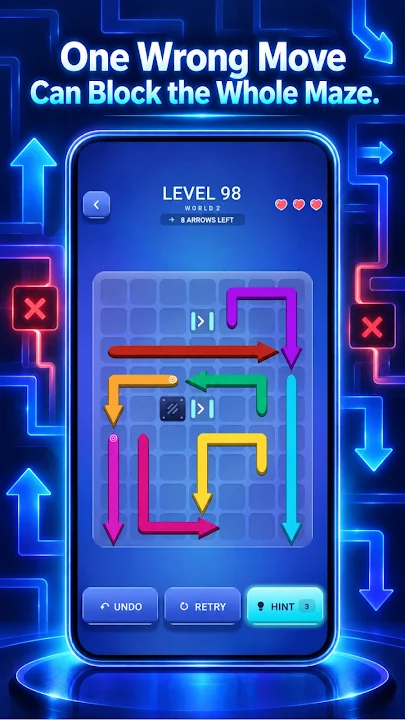 Arrow Maze: Escape Puzzle screenshot 2