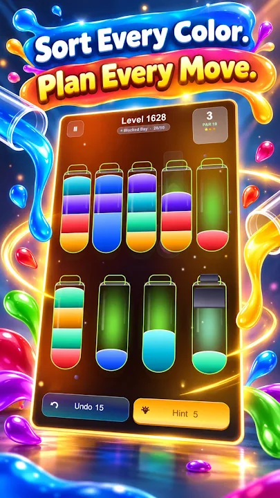 Colorivo: Colour Sort Puzzle screenshot 1