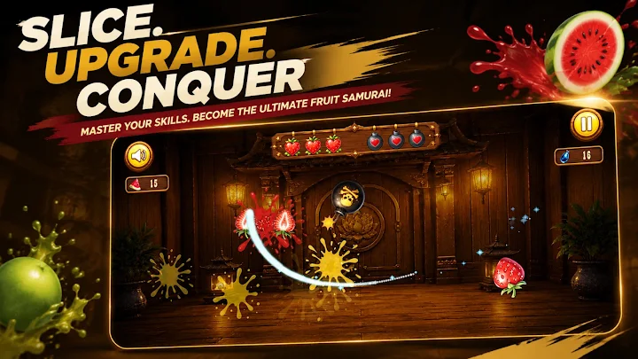 Fruit Samurai: Slice Game screenshot 1