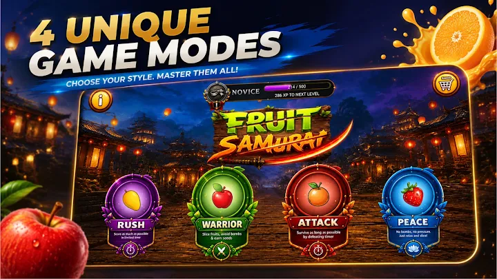 Fruit Samurai: Slice Game screenshot 2